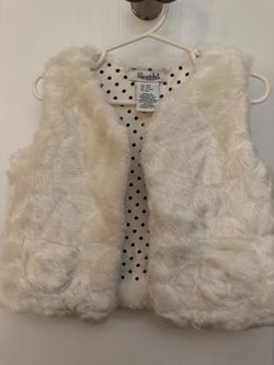 Toddler Girls Faux Fur Vest