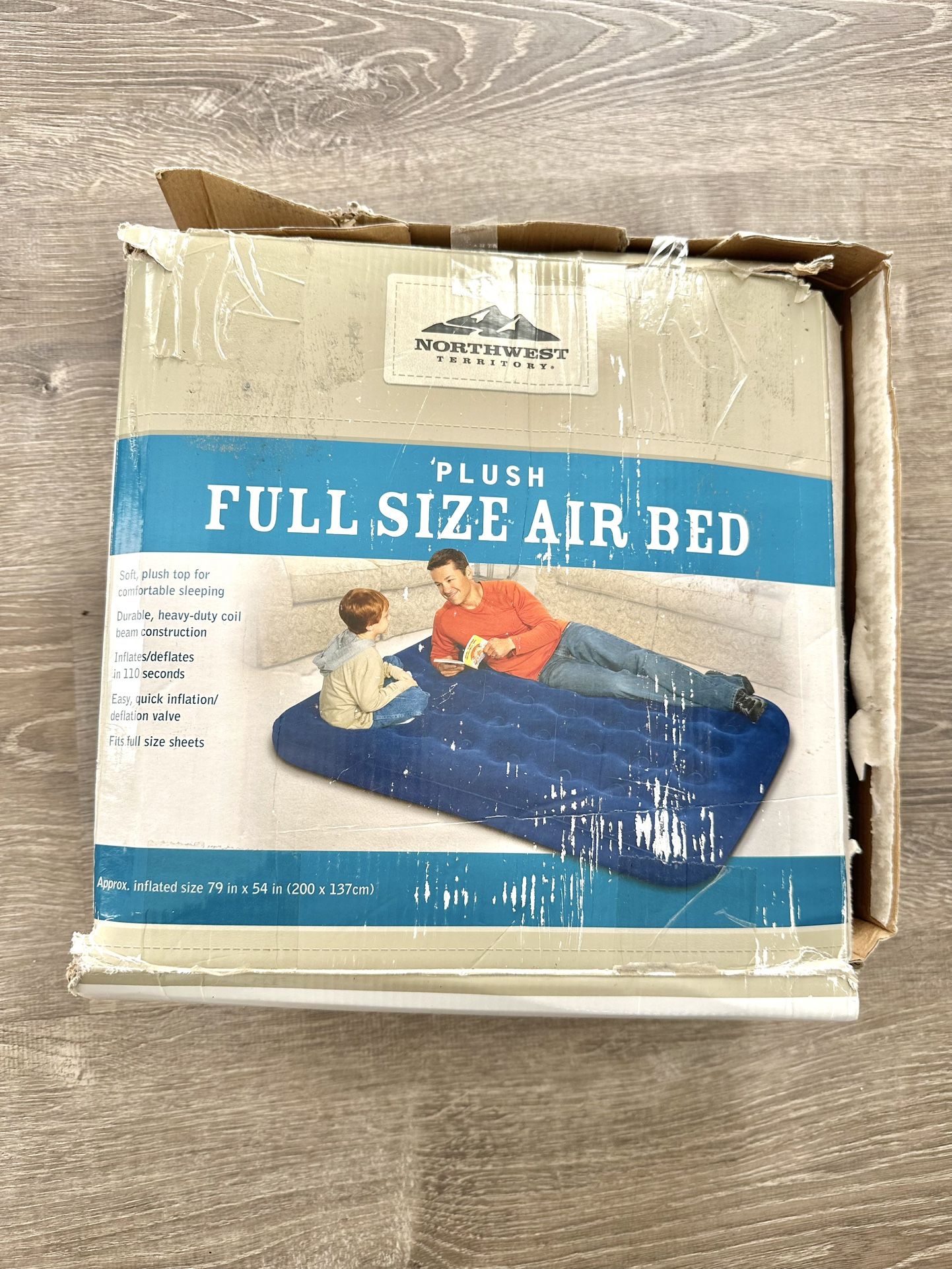 Full Size Mattress/ Air Bed, Plush( Brand New), Size 79 in/54 in $20
