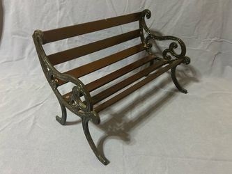 Vintage doll bench