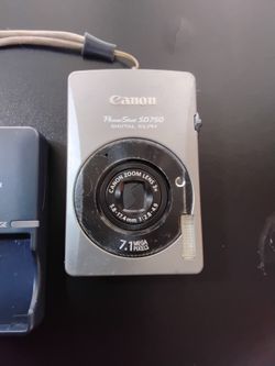 CANON DIGITAL ELPH POWERSHOT SD750 MODEL WITH 7.1 MEGAPIXELS & 5.8-17.4MM ZOOM LENS (USED, WORKS GREAT ▪︎ $60)
