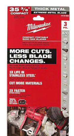 44-7/8 in. 12/14 TPI Deep Cut Portable Extreme Thin Metal Cutting Band Saw Blade (3-Pack) For M18 FUEL/Corded