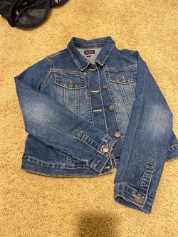 Children’s place girls denim jacket size 12/14