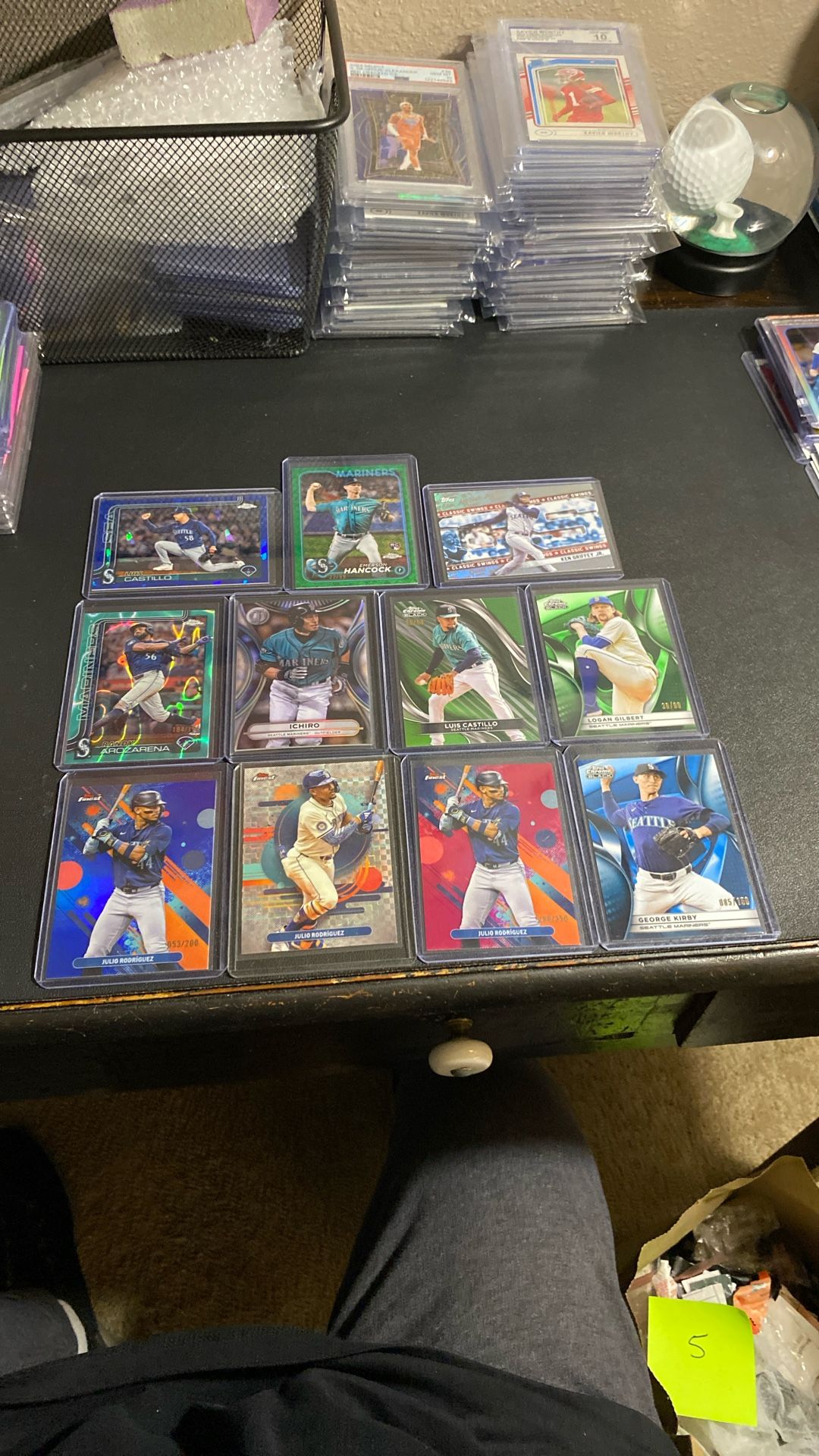 Seattle mariners Baseball Card Lot (11) Cards