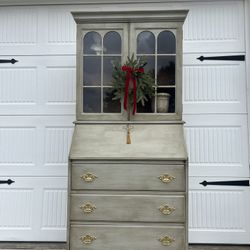Vintage Hutch With Secretary Desk