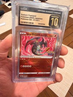 Radiant Charizard CGC Pristine 10 Japanese Pokémon GO