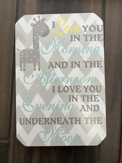 Baby Room Sign