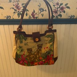 Vintage Avon Safari Tote/Shoulder  Bag