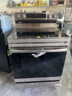 Samsung Stainless Steel Electric Range with air fry