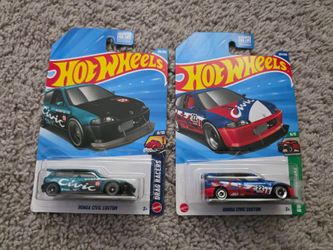 Hot Wheels Honda Civic Custom – Set of 2