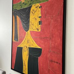 Rojas Herazo Set Of 2 Paintings (Dm To Separate)