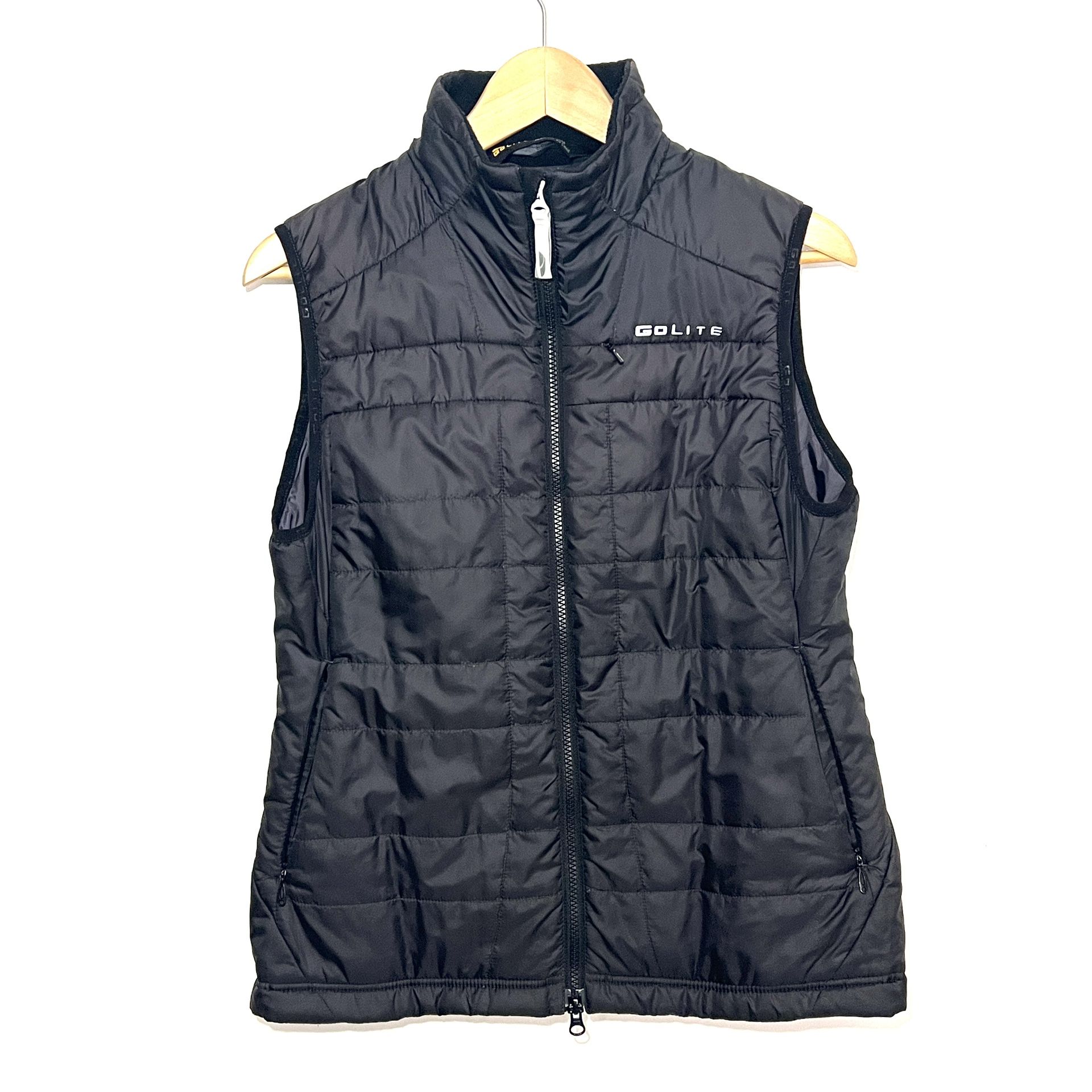 Women’s “Go Lite” Black Down Vest, Medium