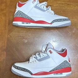 Nike Air Jordan 3 Retro Fire Red 2022 Men's Size 10.5