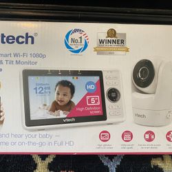 VTech Baby 5" Smart Wi-Fi 1080p Pan & Tilt Monitor    