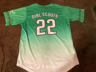 Girl Scouts #22 Baseball Padres Jersey Size Medium Adult