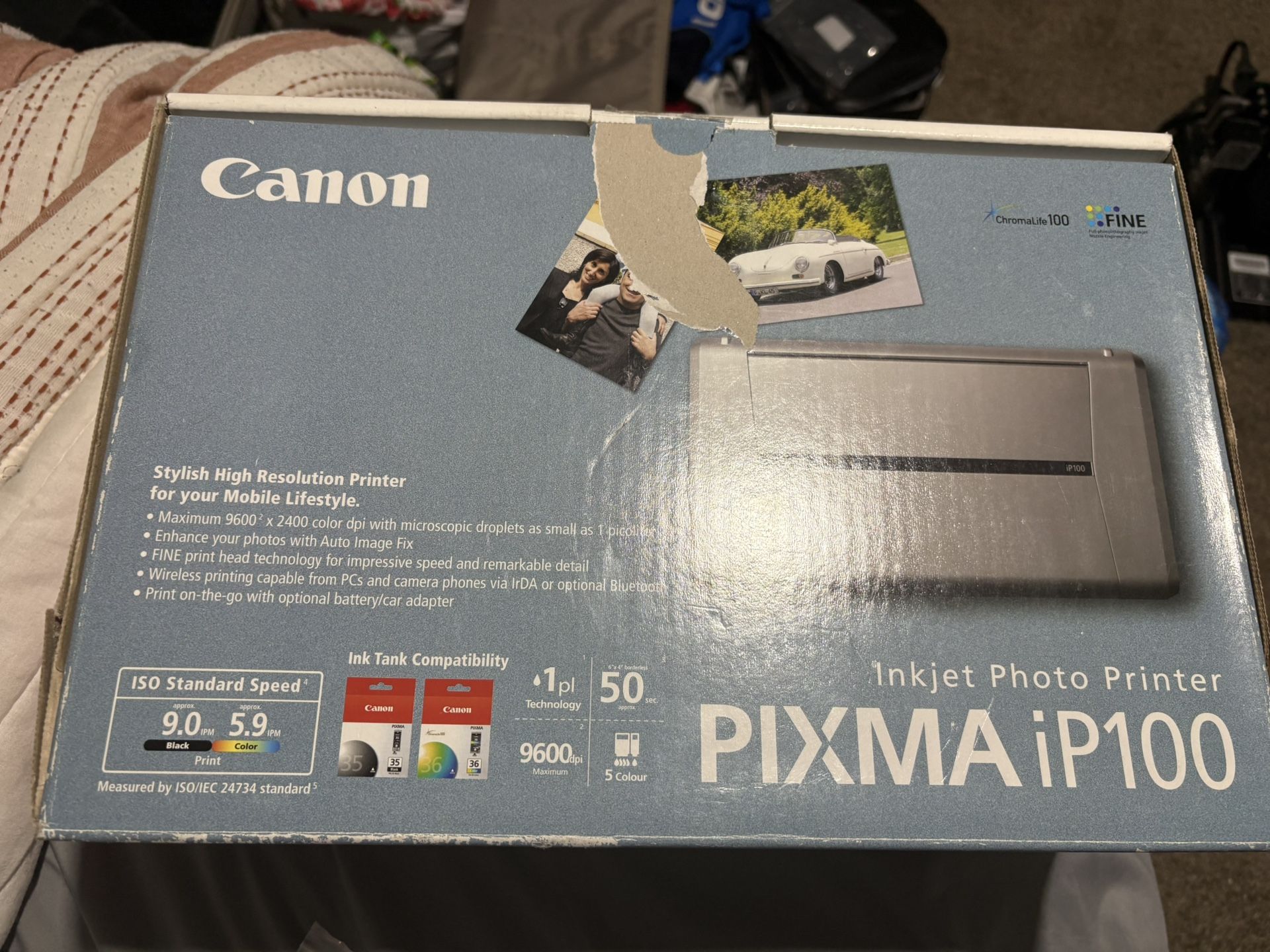 PIXMA ip100 Inkjet Photo Printer