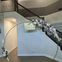 Beautiful Round Floral Arch