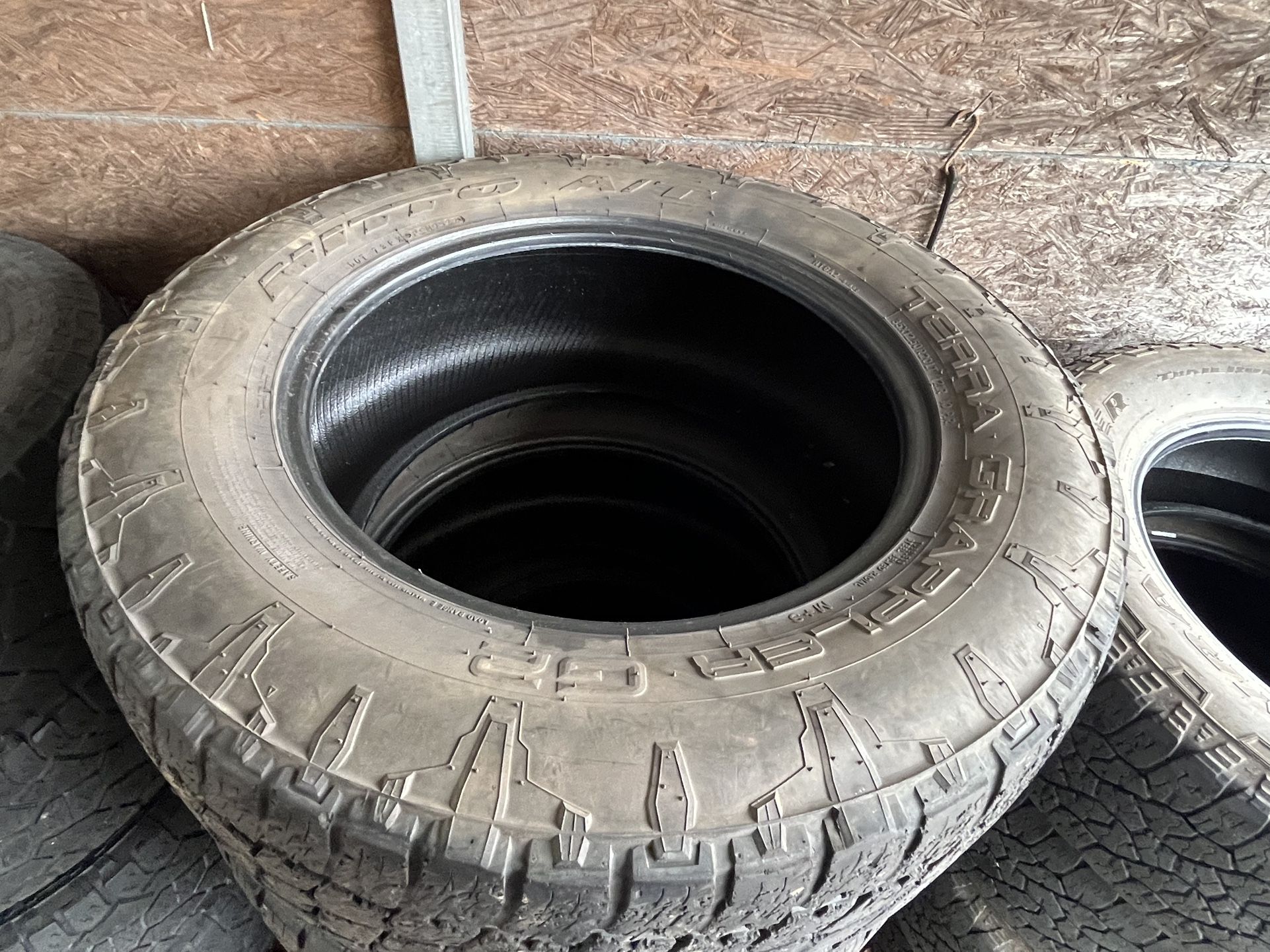 MATCHING SET OF 35x12.50 R 20 LT NITTO TERRA GRAPPLER G2 A/T TIRES