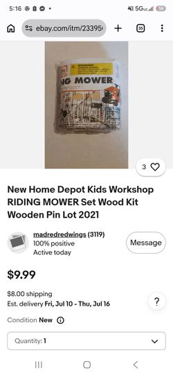 The home depot riding lawn mower kit