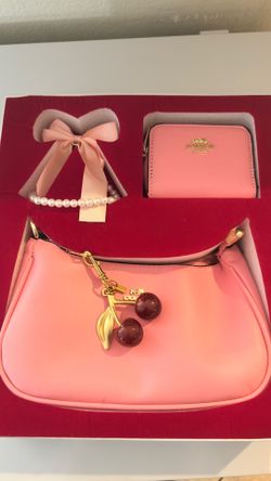 Coach Purse, Wallet, and Charm