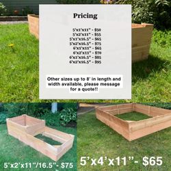 Custom Cedar Planter Boxes