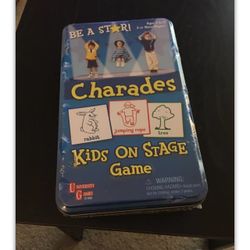 Kids on Stage Charades Game Tin - University Games Brand good