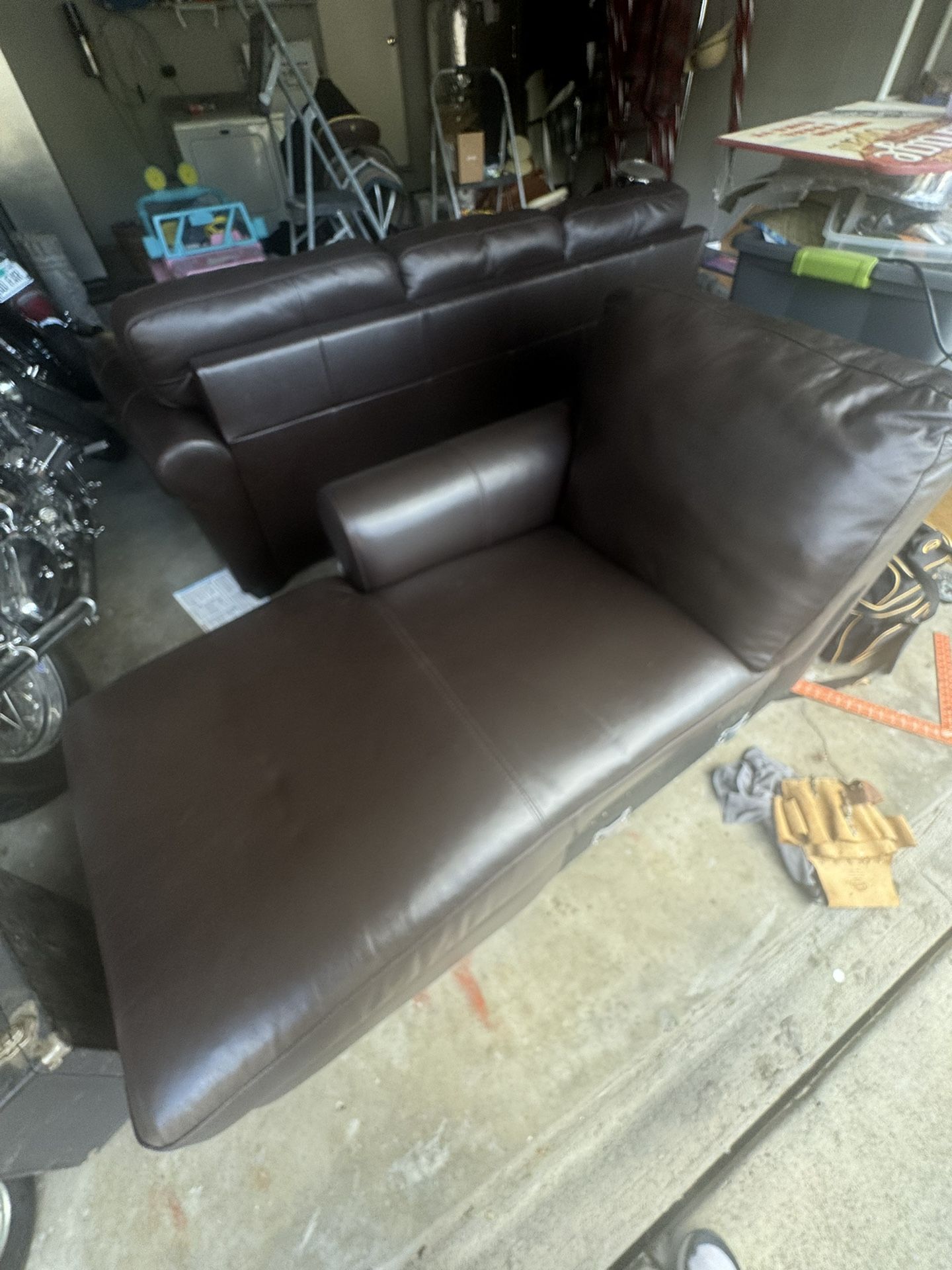 Leather Couch 