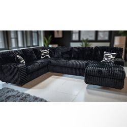 Black Sectional 