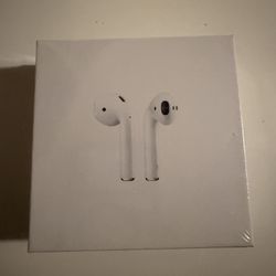 Brand new AirPods with wireless charging case