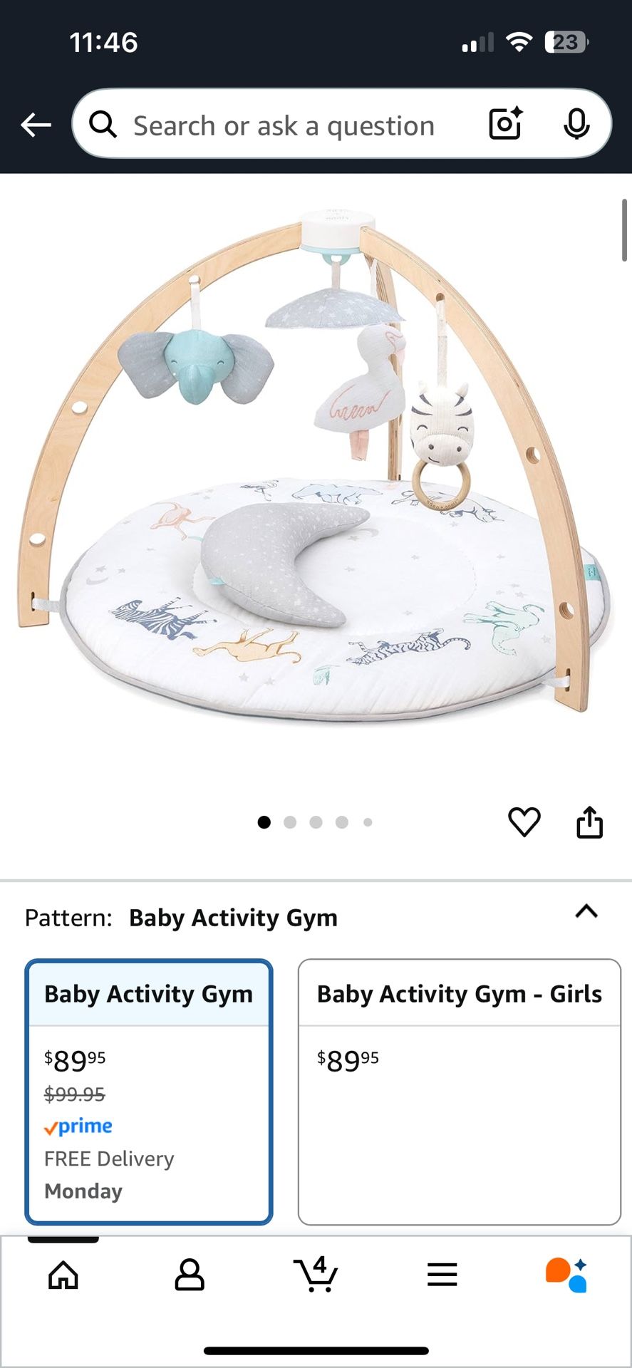 aden + anais  Baby Activity Gym
