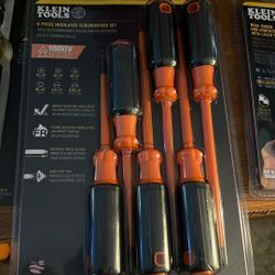 Klein insulated screwdrivers