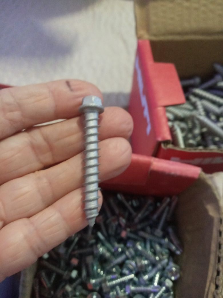 Hilti kwik con 1/4x1-3\4 Thh anchor and smaller size obo
