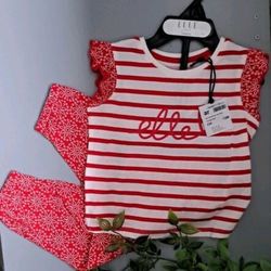 Baby Girl 9-12 Months BNWT Elle Supersoft Outfit 
