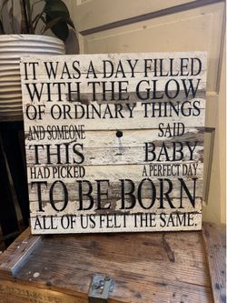 It Was A Day Filled Pallet Sign.