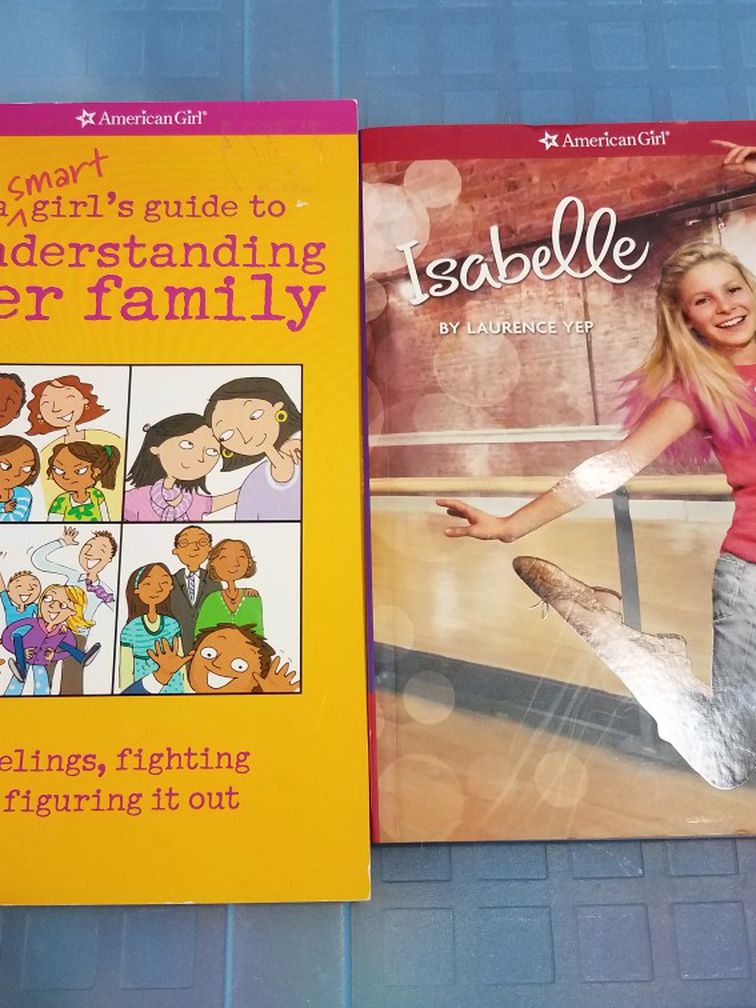 American Girl Book Lot A Smart Girl's Guide To Understanding Her Family And Isabel