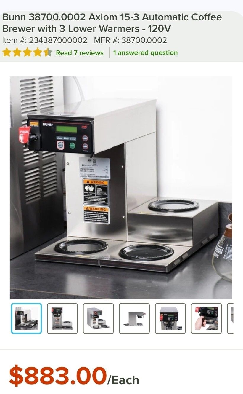Bunn Commercial Coffee Maker