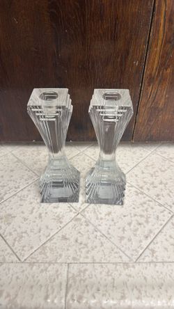 7 Inch Candle Holders Glass