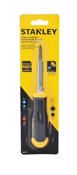 STANLEY 68-012M All-In-One 6-Way Screwdriver.