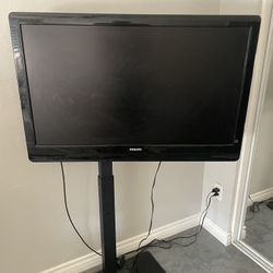 55” Philips TV With Stand And Roku Sensor And Remote 