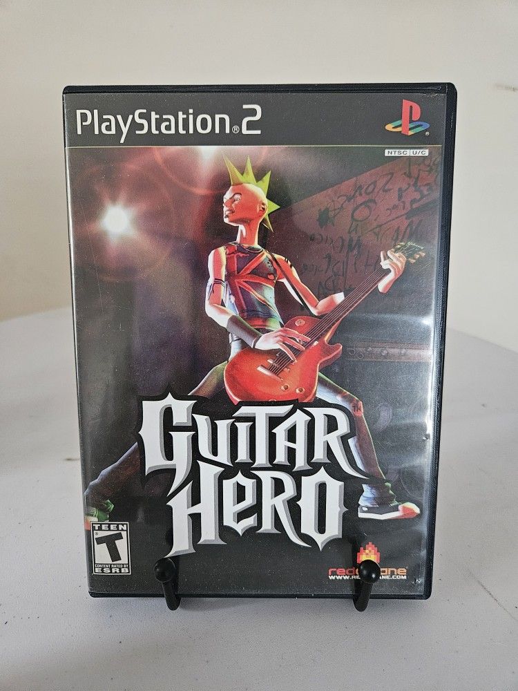 Guitar Hero Sony PlayStation 2 PS2 Video Game CIB Complete In Box With Manual