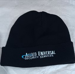 Mens beanie Allied University Security Services