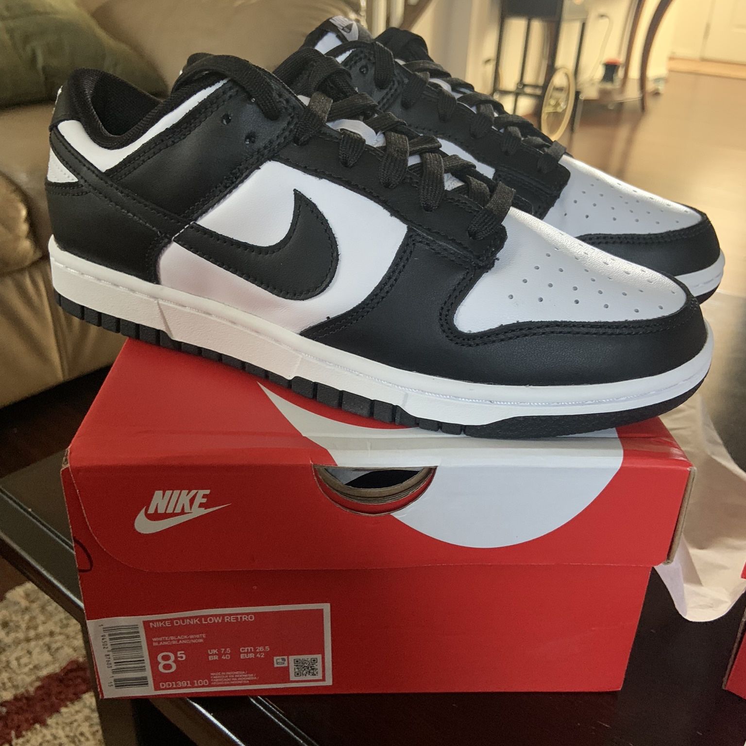 Nike Dunk Low Black/White for Sale in Stafford, VA - OfferUp