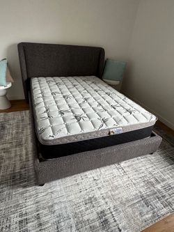 King size Mattress Pillow top new bedframe sold separately