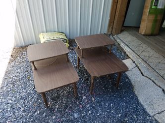 Danish style 4 piece end table coffee table set