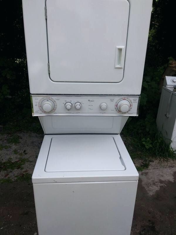 Whirlpool stackable washer and dryer
