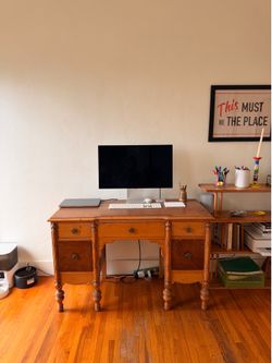 Antique Hard wood desk