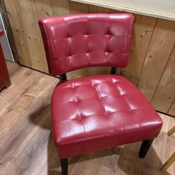 Red Accent Chair 