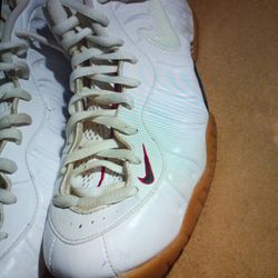 NIKE AIR FOAMPOSITE GUCCI WHITE SIZE 9.5