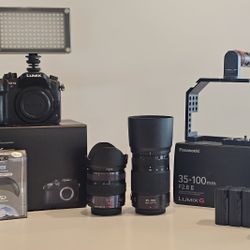 Panasonic GH4, Lenses, Cage, SD Cards, MORE