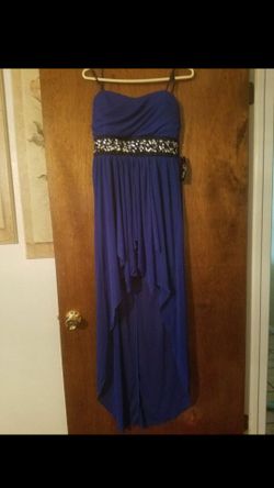 Royal blue dress
