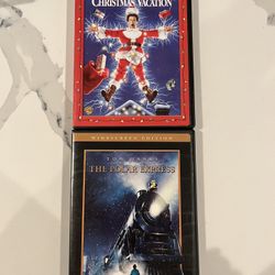 Polar Express & Christmas Vacation DVDs